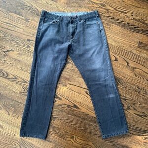 Hudson North Corduroy Jeans Charcoal Dark Blue Straight Leg Men’s W36 L30
